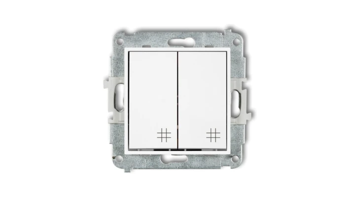 Mechanizm łącznika podwójnego krzyżowego biały MWP-66