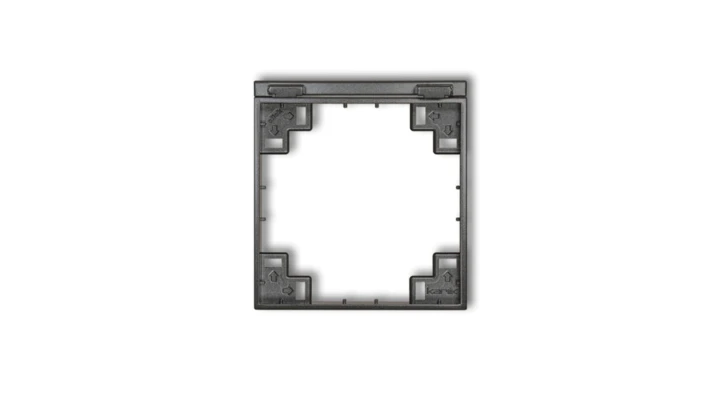 Ramka pośrednia do gniazd bryzgoszczelnych z uziemieniem SCHUKO grafitowy 11MRPB-1s