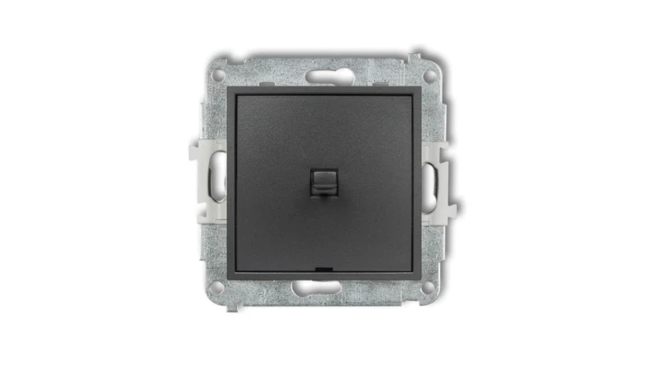 MINI Mechanizm łącznika krzyżowego w stylu amerykańskim (jeden klawisz bez piktogramu) grafitowy 11MWPUS-6.1