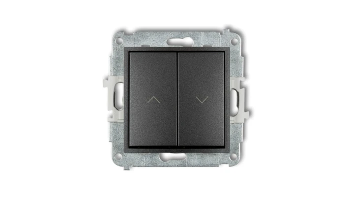 MINI Mechanizm łącznika żaluzjowego z podtrzymaniem grafitowy 11MWP-88