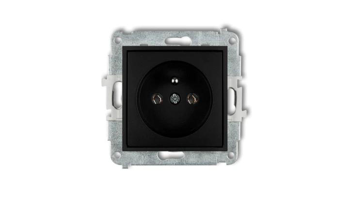 Mechanizm gniazda pojedynczego z uziemieniem 2P+Z (bez przesłon torów prądowych) 12MGP-1z