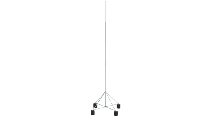 Maszt odgromowy na czworonogu aluminium 10m 65.10.1 AL 4P CZ 65441009