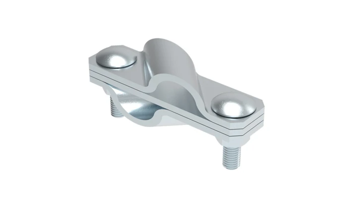 Złącze krzyżowe skośne pręt-pręt 3-elem. stal ocynkowana galwanicznie 116.10 OC 11601001