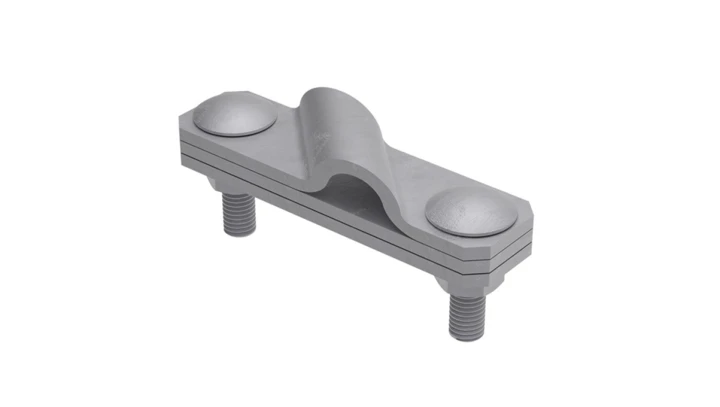 Złącze krzyżowe skośne pręt-bednarka 3-elem. stal ocynkowana ogniowo 116.3.2 OG 11602302