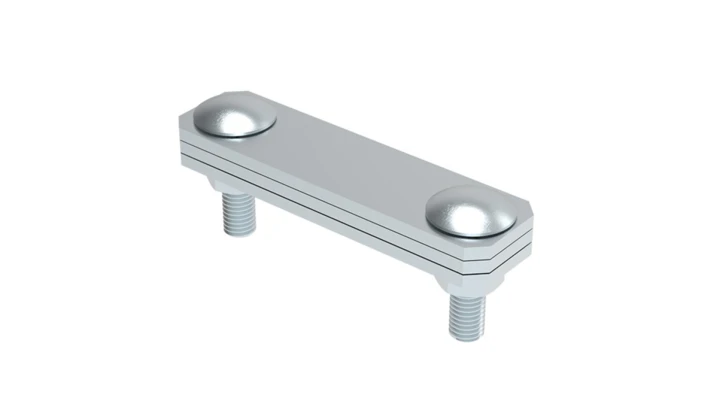 Złącze krzyżowe skośne pręt-bednarka 3-elem. stal ocynkowana galwanicznie 116.0.2 OC 11602001