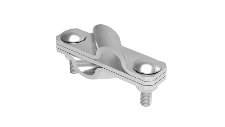 Złącze krzyżowe skośne pręt-pręt 3-elem. stal nierdzewna 116.9 NI 11600905