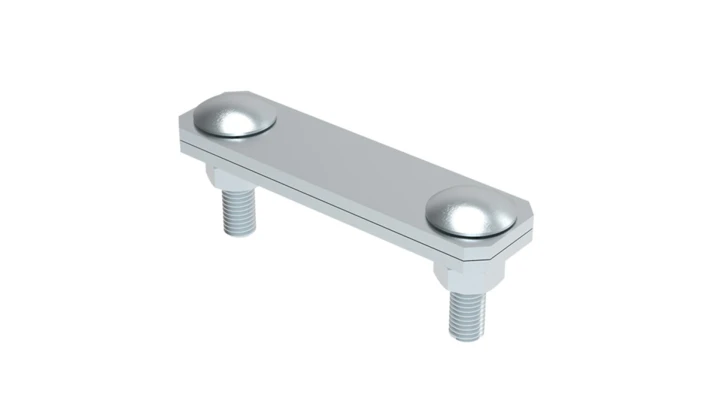 Złącze krzyżowe skośne pręt-bednarka 2-elem. stal ocynkowana galwanicznie 116.0.1 OC 11610001