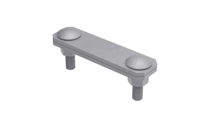 Złącze krzyżowe skośne pręt-bednarka 2-elem. stal ocynkowana ogniowo 116.0.1 OG 11610002