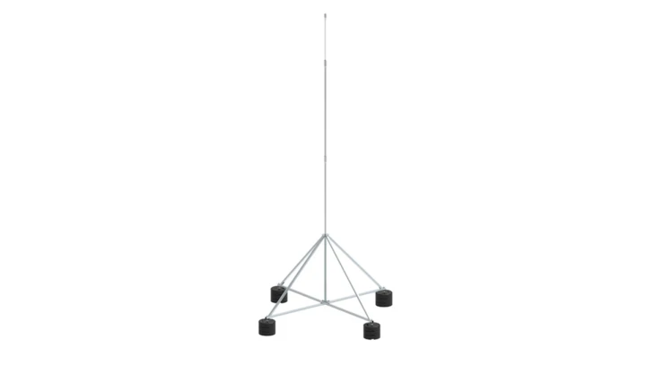 Maszt izolowany na czworonogu do zwodów poziomych wysokich 6m aluminium 65.6 AL IZ 3P CZ 65336009