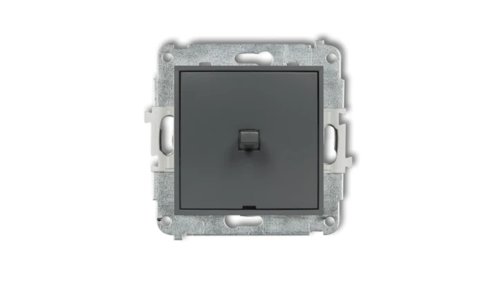 MINI Mechanizm łącznika krzyżowego w stylu amerykańskim (jeden klawisz bez piktogramu) grafitowy mat 28MWPUS-6.1