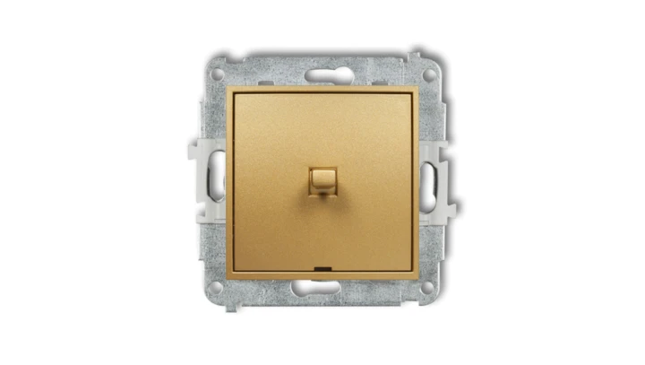 MINI Mechanizm łącznika krzyżowego w stylu amerykańskim (jeden klawisz bez piktogramu) złoty 29MWPUS-6.1