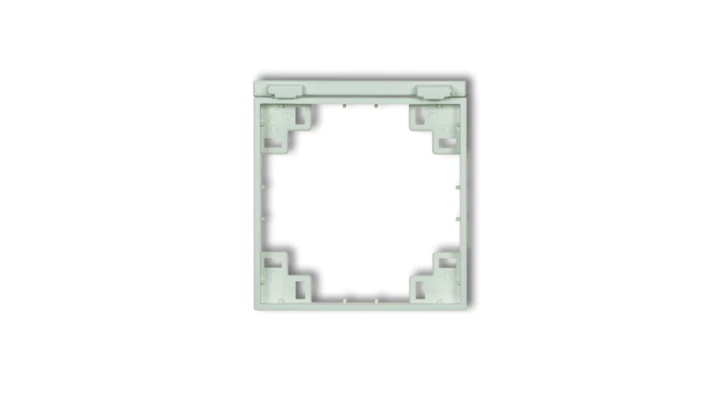 Ramka pośrednia do gniazd bryzgoszczelnych z uziemieniem SCHUKO miętowy 46MRPB-1s