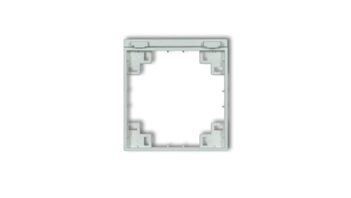 Ramka pośrednia do gniazd bryzgoszczelnych z uziemieniem SCHUKO brzoskwiniowy 45MRPB-1s