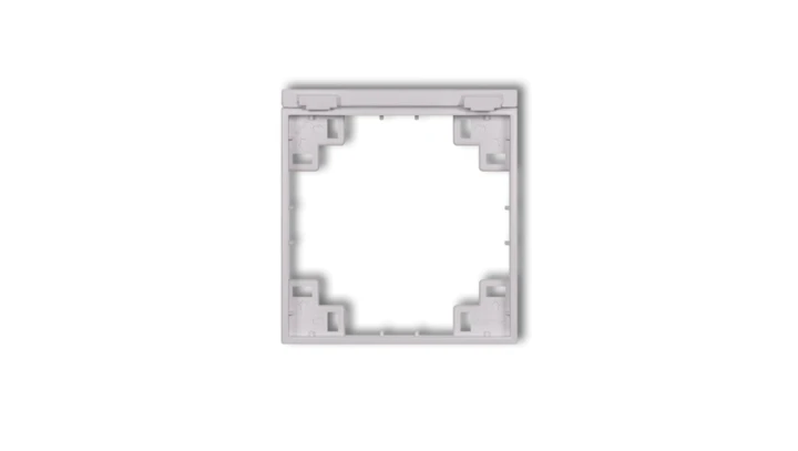 Ramka pośrednia do gniazd bryzgoszczelnych z uziemieniem SCHUKO liliowy 41MRPB-1s