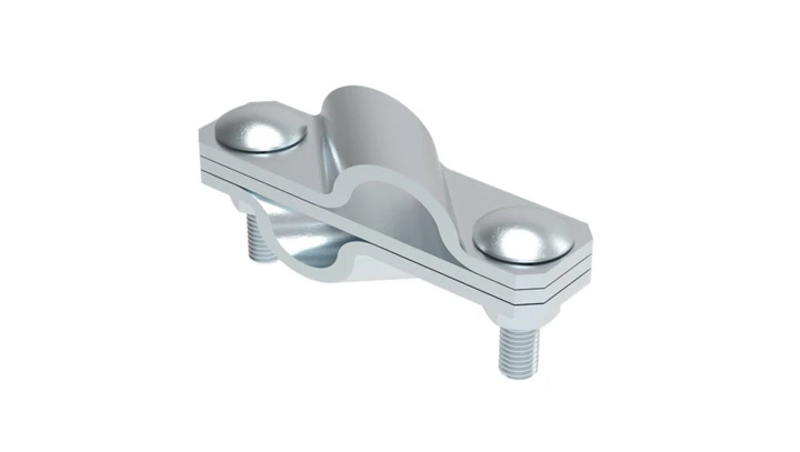 Złącze krzyżowe skośne pręt-pręt 3-elem. stal ocynkowana galwanicznie 116.8 OC 11600801