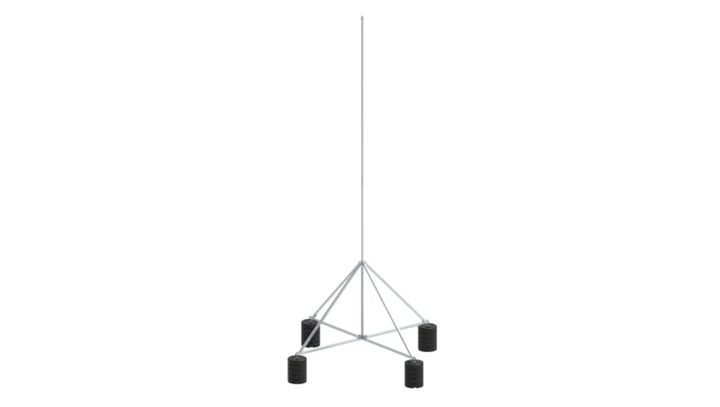 Maszt na czworonogu do zwodów poziomych wysokich 2m aluminium 65.2 AL ZA 5P CZ 65152009