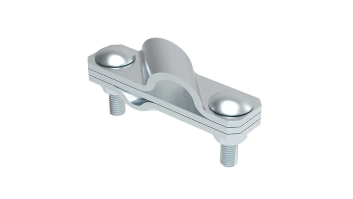 Złącze krzyżowe skośne pręt-pręt 3-elem. stal ocynkowana galwanicznie 116.1 OC 11600101