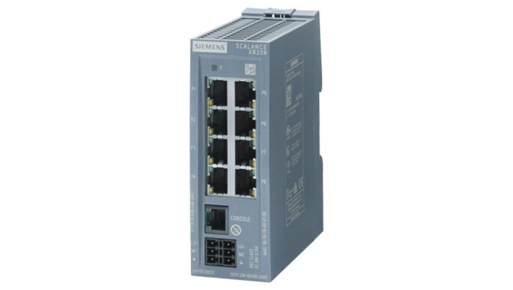 Switch przemysłowy zarządzalny SCALANCE XB208 8x10/100 Mbit/s RJ45, tryb PROFINET, 6GK5208-0BA00-2AB2