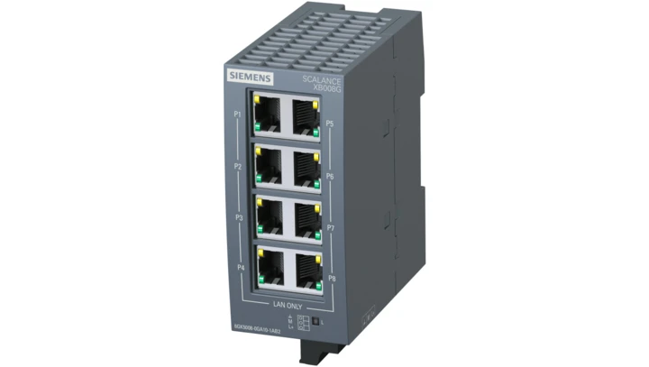 Switch przemysłowy SCALANCE XB008G 8xRJ45 10/100/1000 Mbit/s 6GK5008-0GA10-1AB2