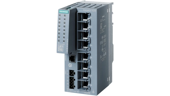 Switch przemysłowy zarządzalny SCALANCE XC208 8x10/100 Mbit/s RJ45 6GK5208-0BA00-2AC2