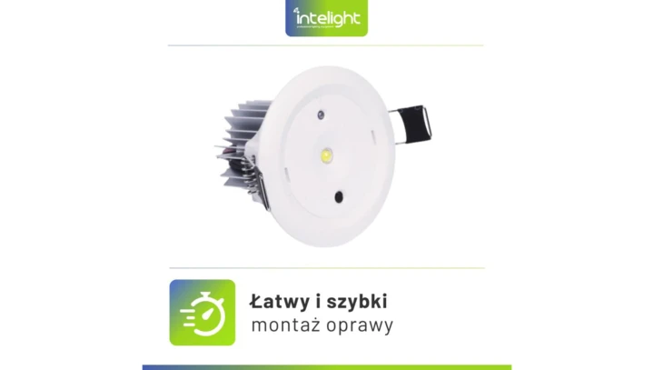 Oprawa sieciowo-awaryjna podtynkowa STARLET WHITE II LED SO 300 SA 3H MT IP20 / 92064