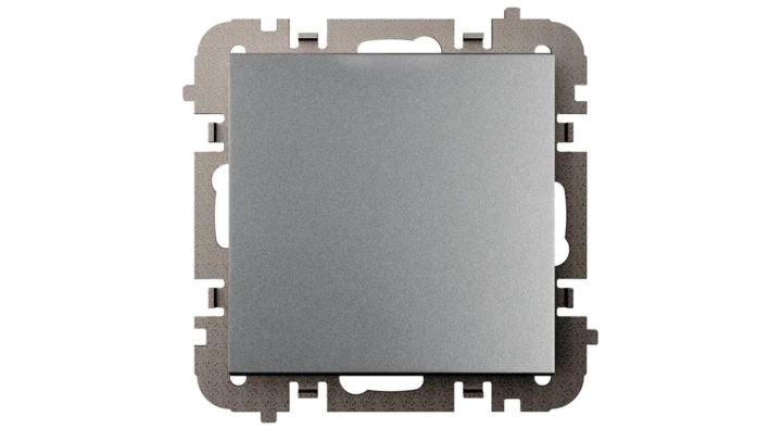 Vestra Łącznik zwierny światło bez ramki podtynkowy IP20 srebrny 3813-16