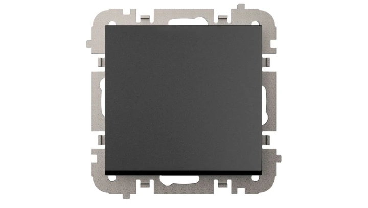 Vestra Łącznik zwierny światło bez ramki podtynkowy IP20 czarny 3813-19