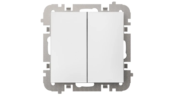 Vestra Łącznik świecznikowy bez ramki podtynkowy IP20 biały 3811-10