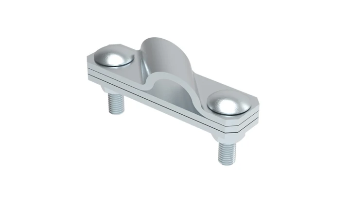 Złącze krzyżowe skośne pręt-bednarka 3-elem. stal ocynkowana galwanicznie 116.1.2 OC 11602101