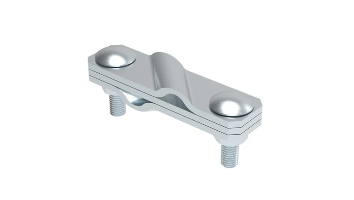 Złącze krzyżowe skośne pręt-pręt 3-elem. stal ocynkowana galwanicznie 116.4 OC 11600401