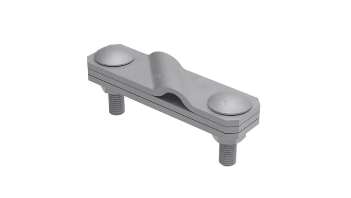 Złącze krzyżowe skośne pręt-bednarka 3-elem. stal ocynkowana ogniowo 116.4.2 OG 11602402