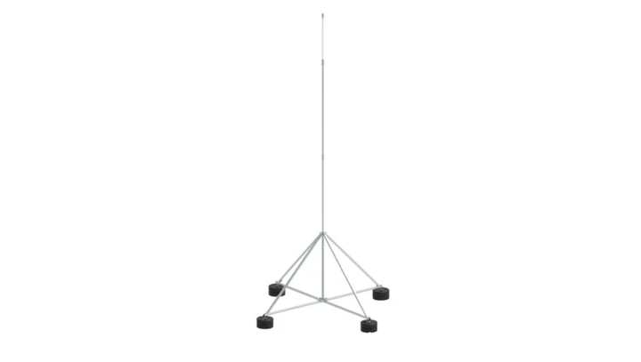 Maszt izolowany na czworonogu do zwodów poziomych wysokich 6m aluminium 65.6 AL IZ 2P CZ 65326009