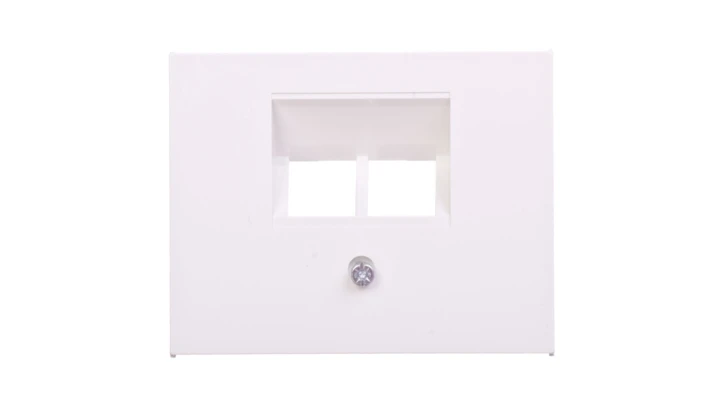 K.1 Element centralny do gniazda UAE RJ11 RJ12 RJ45 kat.3, 5e, 6 45st śnieżnobiały 14097009