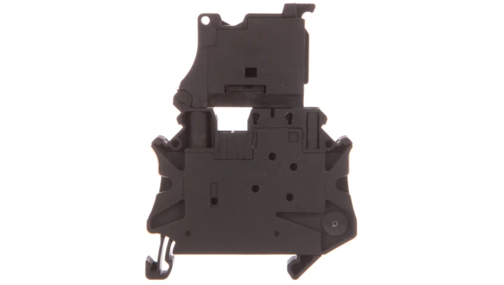 Złączka szynowa z bezpiecznikiem 5x20 6,3A 2-przewodowa 4mm2 czarna UT 4-HESILED 24-P/P 3046540 /50szt./