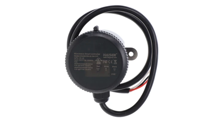 Czujnik ruchu RCR/ZMIERZCH Quest Plus LED HB RCR HAISEN HD406VRH-B z dławnicą