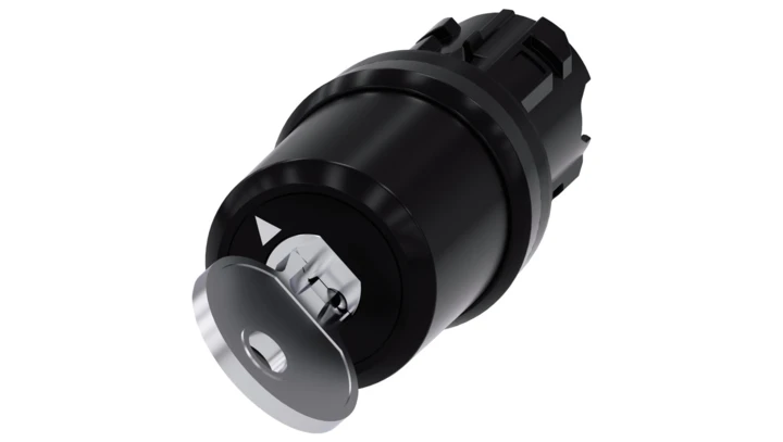 Przełącznik z kluczem 22mm tworzywo 2 poz O-I Siemens nr SSG10 klucz w poz O-I SIRIUS ACT 3SU1000-5BF11-0AA0