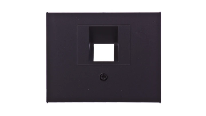 K.1 Element centralny do gniazda UAE RJ11 RJ12 RJ45 kat.3, 5e, 6 45st antracyt mat lakierowany 14077006
