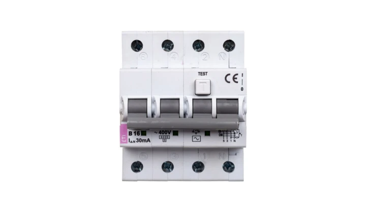 Wyłącznik różnicowo-nadprądowy 4P 16A B 0,03A typ AC KZS-4M 002174004