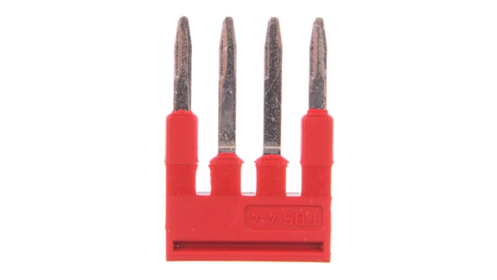 Mostek wtykany 4-biegunowy czerwony FBS 4-4 3030132 /50szt./