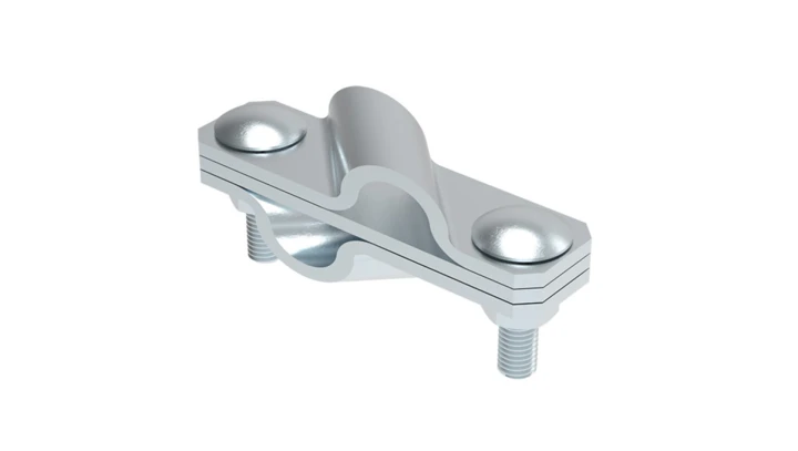 Złącze krzyżowe skośne pręt-pręt 3-elem. stal ocynkowana galwanicznie 116.9 OC 11600901