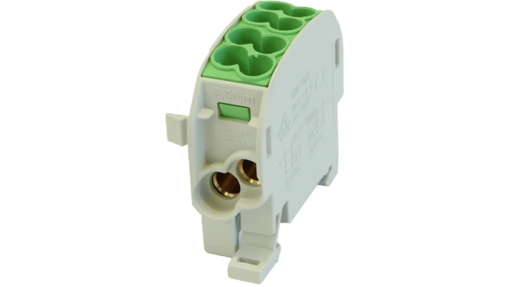 Blok rozdzielczy 1-potencjałowy łączony SCB 25-Cu (80110) SIMBLOCK 4x2,5-25mm2 zielony 81503005