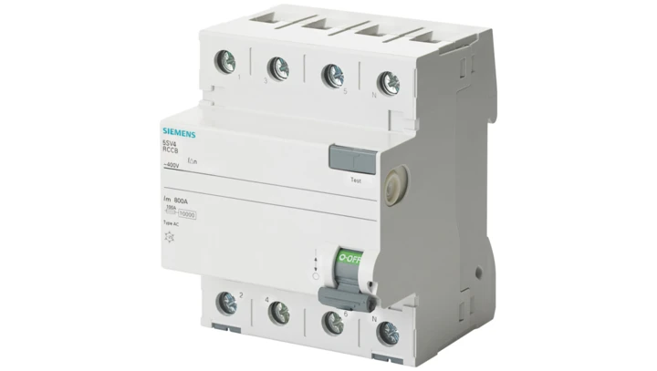 Wyłącznik różnicowoprądowy 4P 25A 0,1A typ AC 5SV4442-0