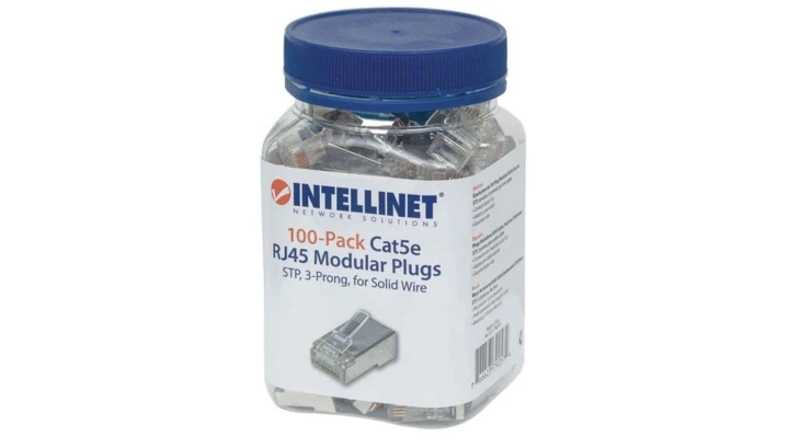 Wtyk modularny RJ45 Cat5e 3-ząbkowy na drut 790574 /100szt./