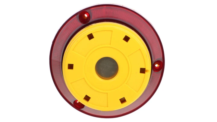 Sygnalizator optyczno-akustyczny 24V DC pulsacyjny LED czerwony 105/70dB IP54 SL-32v24