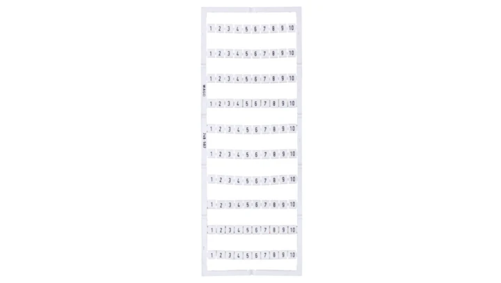 Oznaczniki Mini-WSB 10x 1-10 biały 248-502 /5szt./