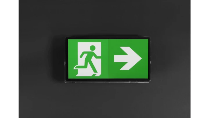 Oprawa ewakuacyjna/awaryjna VELLA SO 150 M 3H AT IP65 BLK + (VD3, VD4, VD5) / 93622