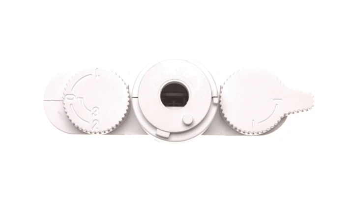 Adaptor elektryczny do szyny 3-f OWALNEJ/KWADRATOWEJ/DOSTROPOWEJ Biały IV7600-00-31