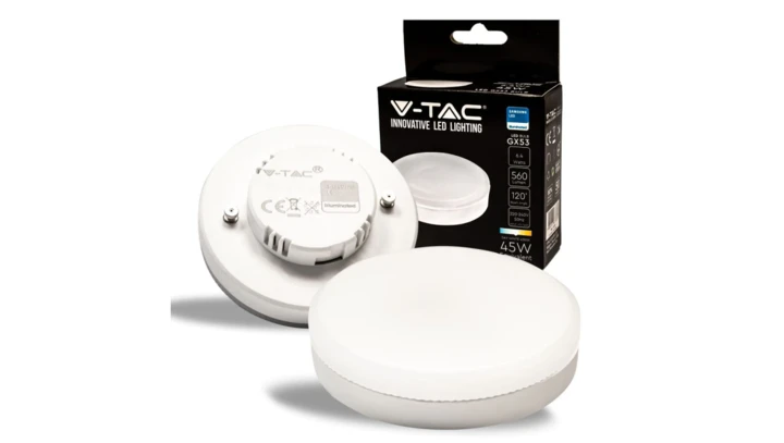 Żarówka LED 6,4W GX53 4000K 560lm Dioda SAMSUNG 120st. 21223