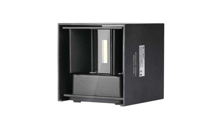 Oprawa elewacyjna LED 5W 700lm 4000K IP65 Kwadrat Czarna 217087