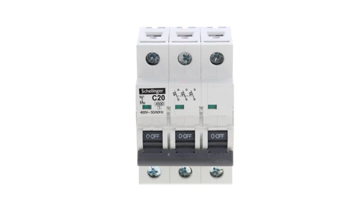 WYŁĄCZNIK NADPRĄDOWY 3P C 20A SCHELINGER